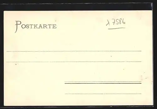 Künstler-AK Boxberg /Baden, Ortsansicht mit Festung im Jahr 1645, nach Merian