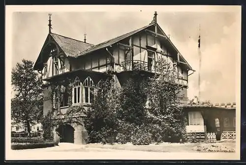 AK Bad Rehburg, Hotel Liebrechtsborn im Sonnenschein