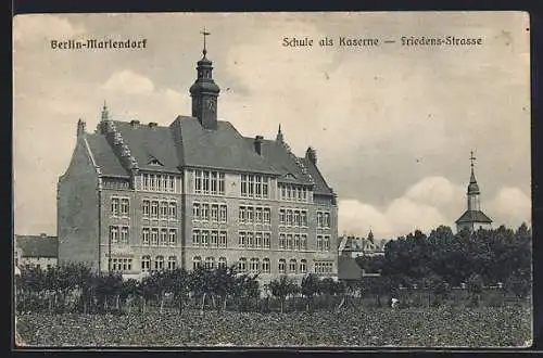 AK Berlin-Mariendorf, Schule, Friedens-Strasse