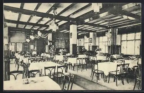 AK Berlin-Wedding, Restaurant zum Hagenbeck, Seestr. 41 Ecke Müllerstr., Inh. Otto Goerner, Speisesaal