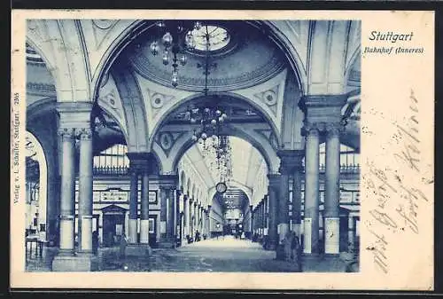 AK Stuttgart, Bahnhofshalle