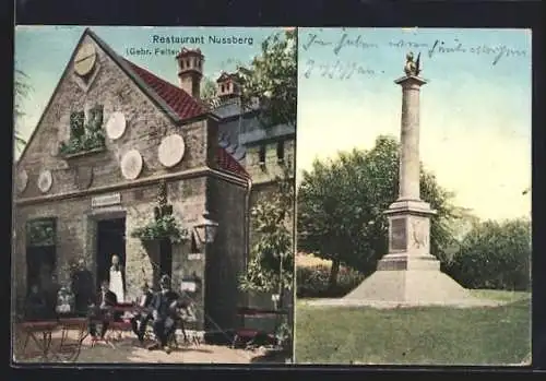 AK Braunschweig, Restaurant Nussberg, Denkmal