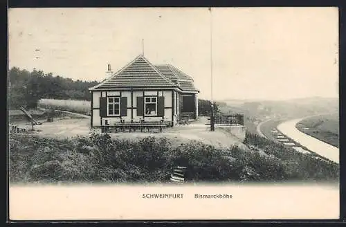 AK Schweinfurt, Gasthof Bismarckhöhe