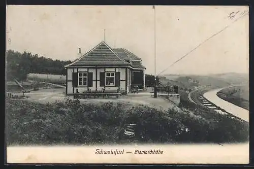 AK Schweinfurt, Gasthof Bismarckhöhe