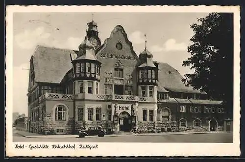 AK Stuttgart, Hotel-Gasthaus Schlachthof