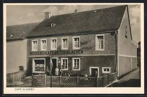 AK Gerolstein /Eifel, Cafe Klaeren