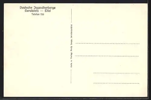 AK Gerolstein /Eifel, Cafe Klaeren