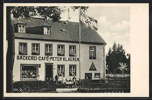 AK Gerolstein /Eifel, Bäckerei-Café Peter Klaeren, 