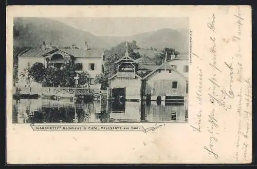 AK Millstatt am See, Marchettis Badehaus & Café