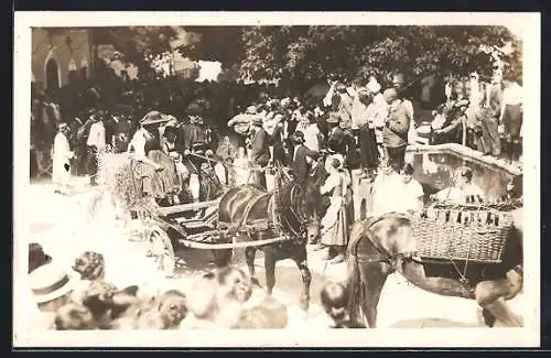 Foto-AK Mayrhofen /Tirol, Alt-Tiroler Jahrmarkt 1926