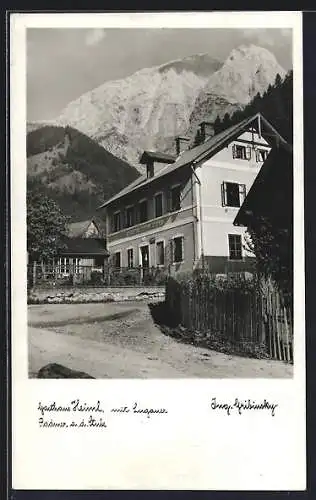 AK Radmer a. d. Stube, Gasthaus Heiml mit Lugauer