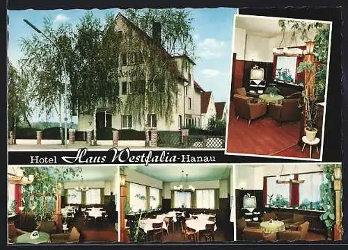 AK Hanau /Main, Hotel-Restaurant Haus Westfalia, Bruchköbeler Landstrasse 120