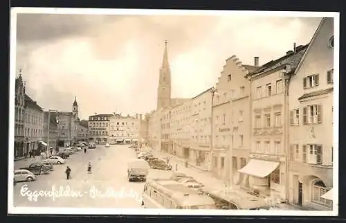 AK Eggenfelden, Gasthaus Bayerischer Hof am Stadtplatz