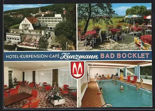 AK Bad Bocklet, Hotel-Kurpension und Café-Restaurant Kunzmann