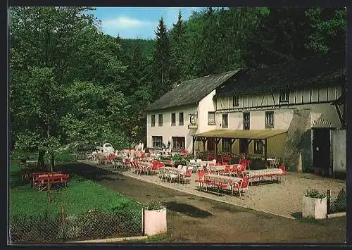 AK Strotzbüsch über Daun, Gasthaus Strotzbüscher Mühle von Hubert Friedhoff