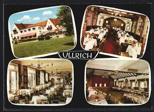 AK Elfershausen /Ufr., Gästehaus Ullrich, Innenansichten