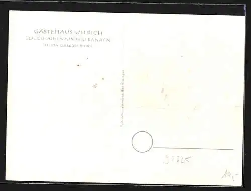 AK Elfershausen /Unterfranken, Gästehaus Ullrich