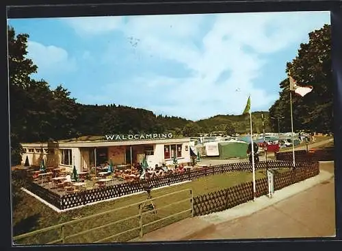 AK Prüm /Eifel, Gasthof und Campingplatz Waldcamping