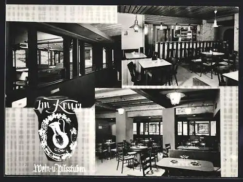 AK Bernkastel /Mosel, Restaurant mit Wein- und Pilsstuben Im Krug, Schanzstrasse 5b