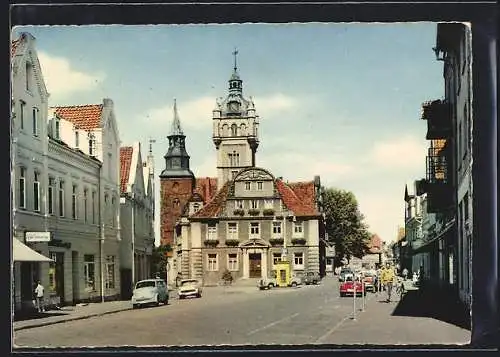 AK Verden /Aller, Markt mit Rathaus
