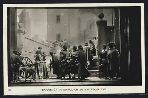 AK Barcelona, Esposicion Internacional 1929, Palacio Nacional, Quevedo (teatrino)