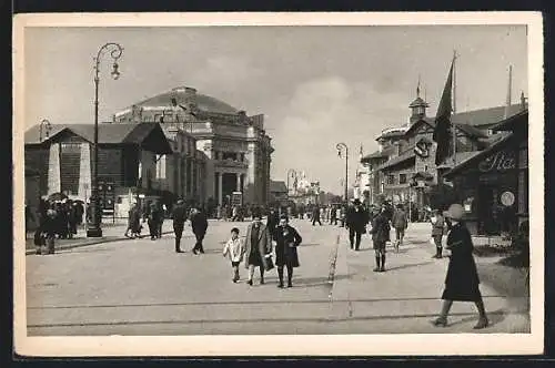 AK Mailand, Internationale Muster Messe und Ausstellung 1928, Palast für die Möbelausstellung