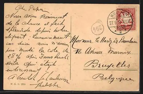 AK München, Isartor und Strassenbahn