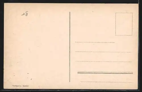 AK Genève, Pont du Mont Blanc, Strassenbahn