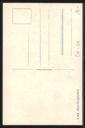 AK Bern, Strassenbahn am Zeitglockenturm