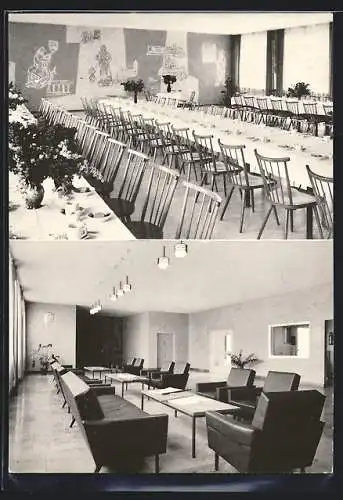 AK Würzburg, Kreisalters- und Pflegeheim, Festsaal und Lesehalle