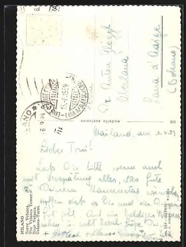 AK Mailand, Der Velasca-Turm