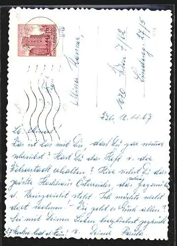 AK Wels /O.-Ö., Blick auf das Hochhaus