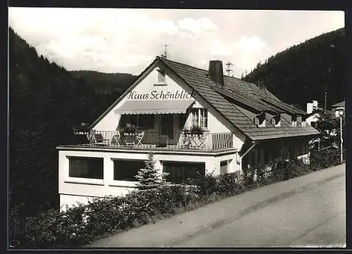 AK Bad Liebenzell /Schwarzwald, Die Pension Haus Schönblick, Inh. Gertrud Staab