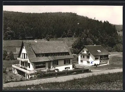 AK Enzklösterle bei Wildbad, Die Pension Haus Reichle, Freudenstädter Str.