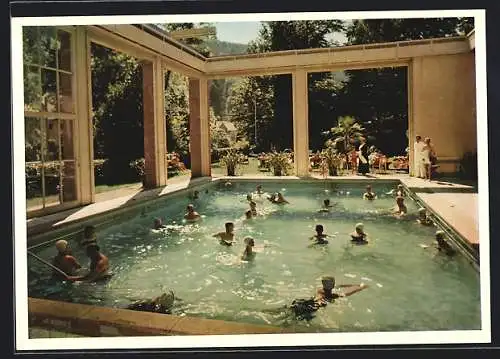 AK Wildbad im Schwarzwald, Thermalschwimmbad und Unterwasserbehandlungsanlage