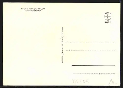 AK Karlsruhe, Blick auf die Sportschule Schöneck