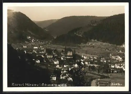AK Hirsau im Schwarzwald, Gesamtansicht vom Berg aus