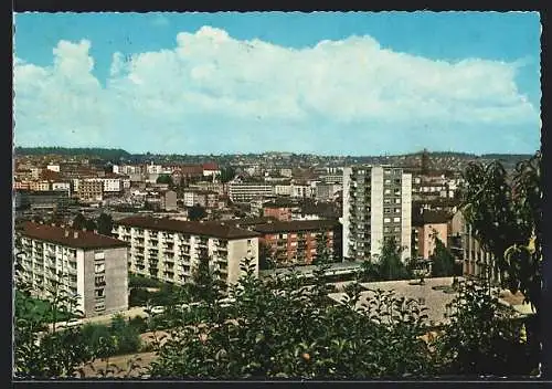 AK Pforzheim, Blick auf die Neubauten