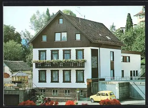 AK Wildbad /Schwarzwald, Die Pension Haus Schöneck, Inh. Ilse Bott, Rennbachstrasse 21