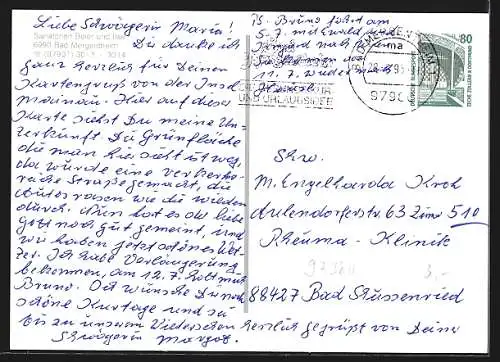 AK Bad Mergentheim, Die Sanatorien Beier und Ilse