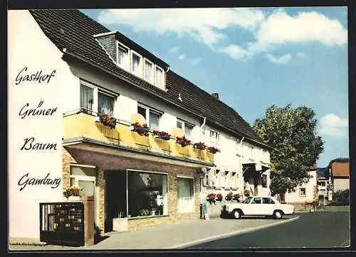 AK Gamburg, Gasthof Grüner Baum