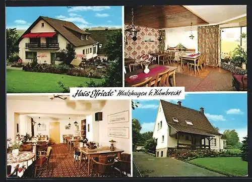 AK Nümbrecht-Malzhagen / Rhld., Hotel Haus Elfriede