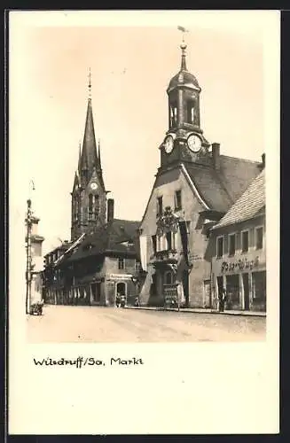 AK Wilsdruff /Sa., Foto Wuck am Markt