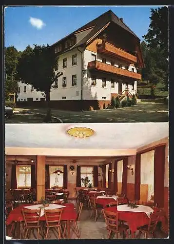 AK Gremmelsbach bei Triberg, Gasthaus und Pension Rössle