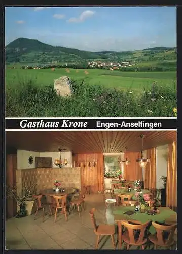 AK Engen-Anselfingen, Gasthaus Krone von Gerhard Häusler