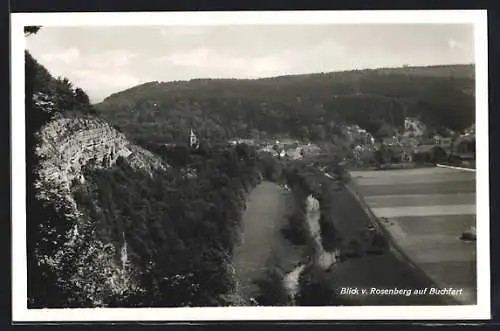 AK Buchfart, Blick v. Rosenberg aus