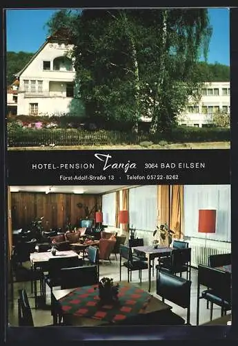 AK Bad Eilsen, Hotel-Pension Tanja, Fürst-Adolf-Strasse 13
