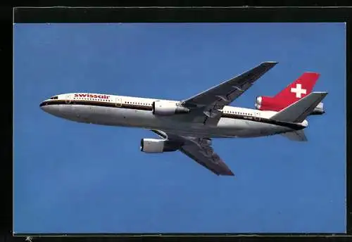 AK Flugzeug, Linienflugzeug der Fluglinie Swissair, McDonnell-Douglas DC-10-30