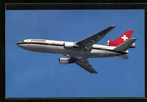 AK Flugzeug, Linienflugzeug der Fluglinie Swissair, McDonnell-Douglas DC-10-30