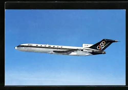 AK Olympic Airways, Boeing 727-200, Flugzeug am Himmel